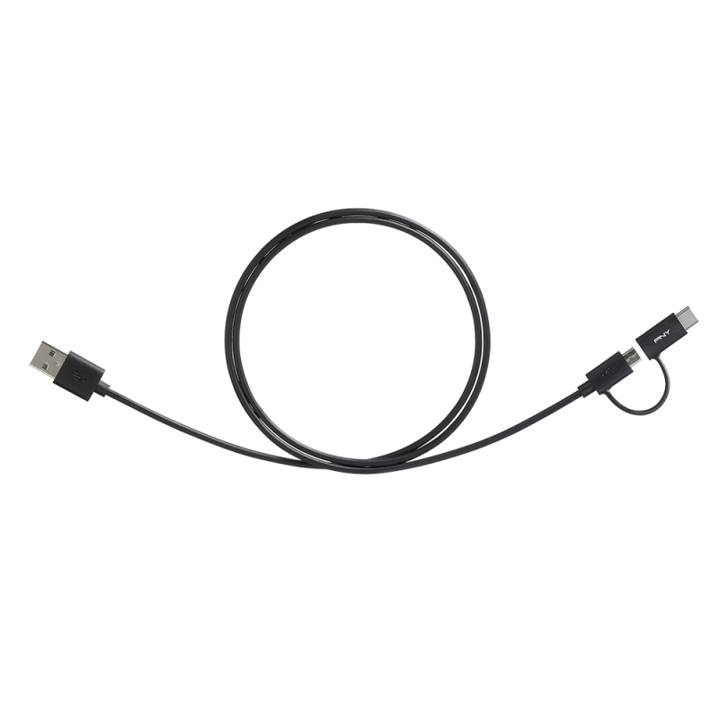 PNY C-UA-UUTC-K20-03 | PNY 2in1 - USB-Kabelsatz - USB (M) bis 
