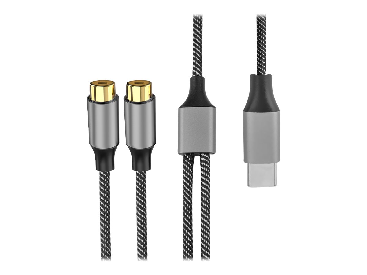 4smarts MatchCord - Audiokabel - RCA weiblich zu 24 pin USB-C mnnlich