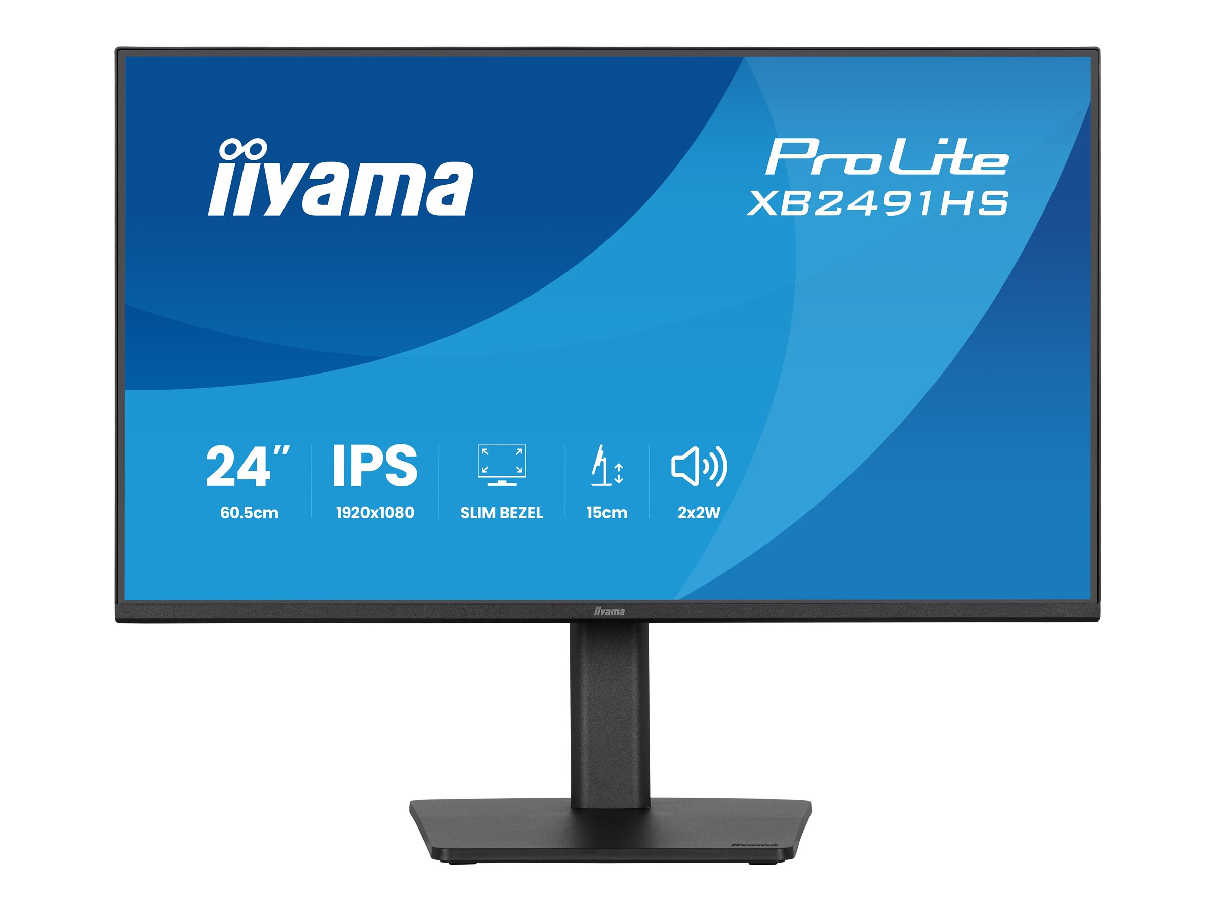 iiyama ProLite XB2491HS-B1 computer monitor 60.5 cm (23.8) 1920 x 1080 pixels Full HD LCD Black