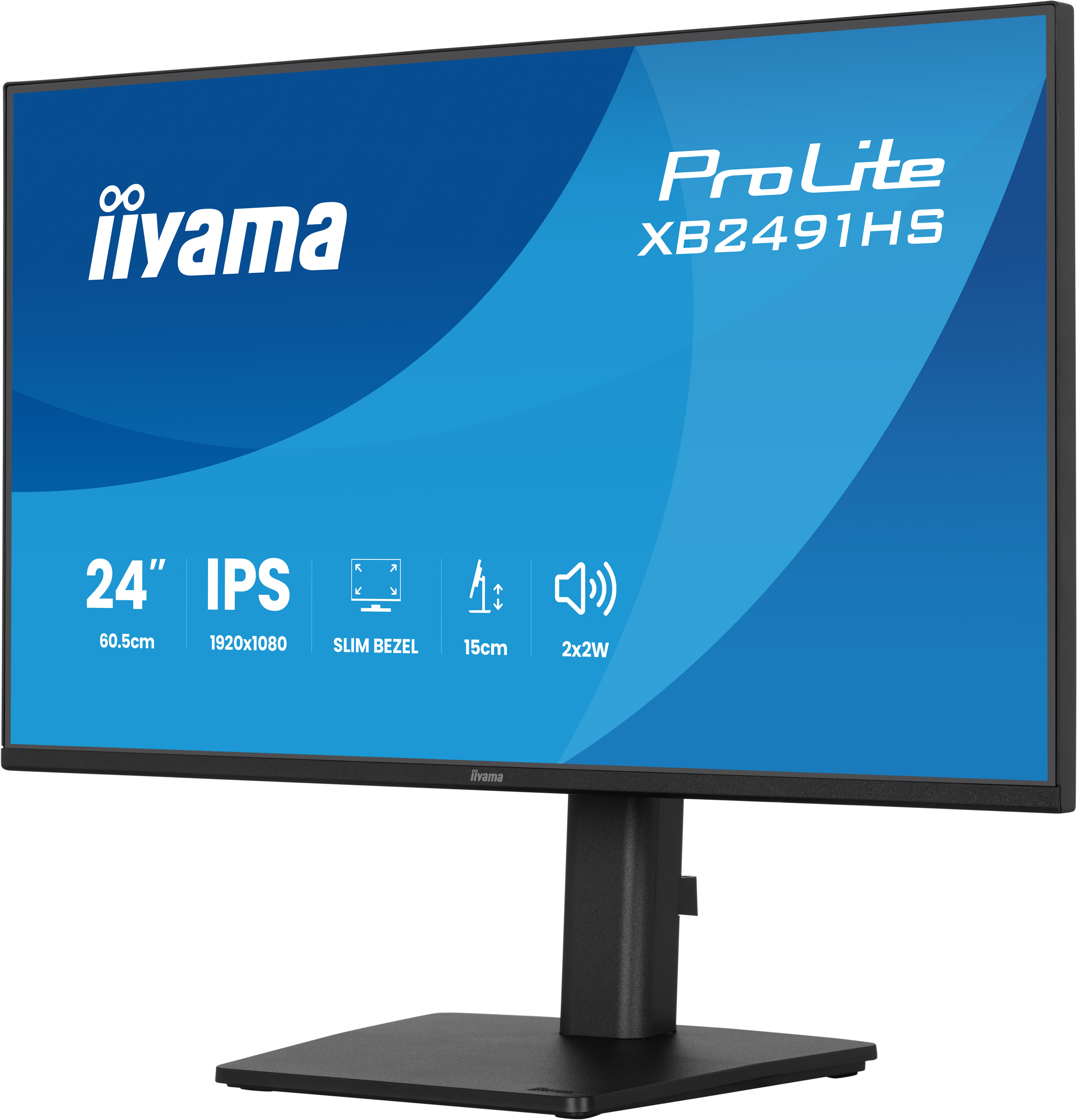 iiyama ProLite XB2491HS-B1 pantalla para PC 60,5 cm (23.8) 1920 x 1080 Pixeles Full HD LCD Negro