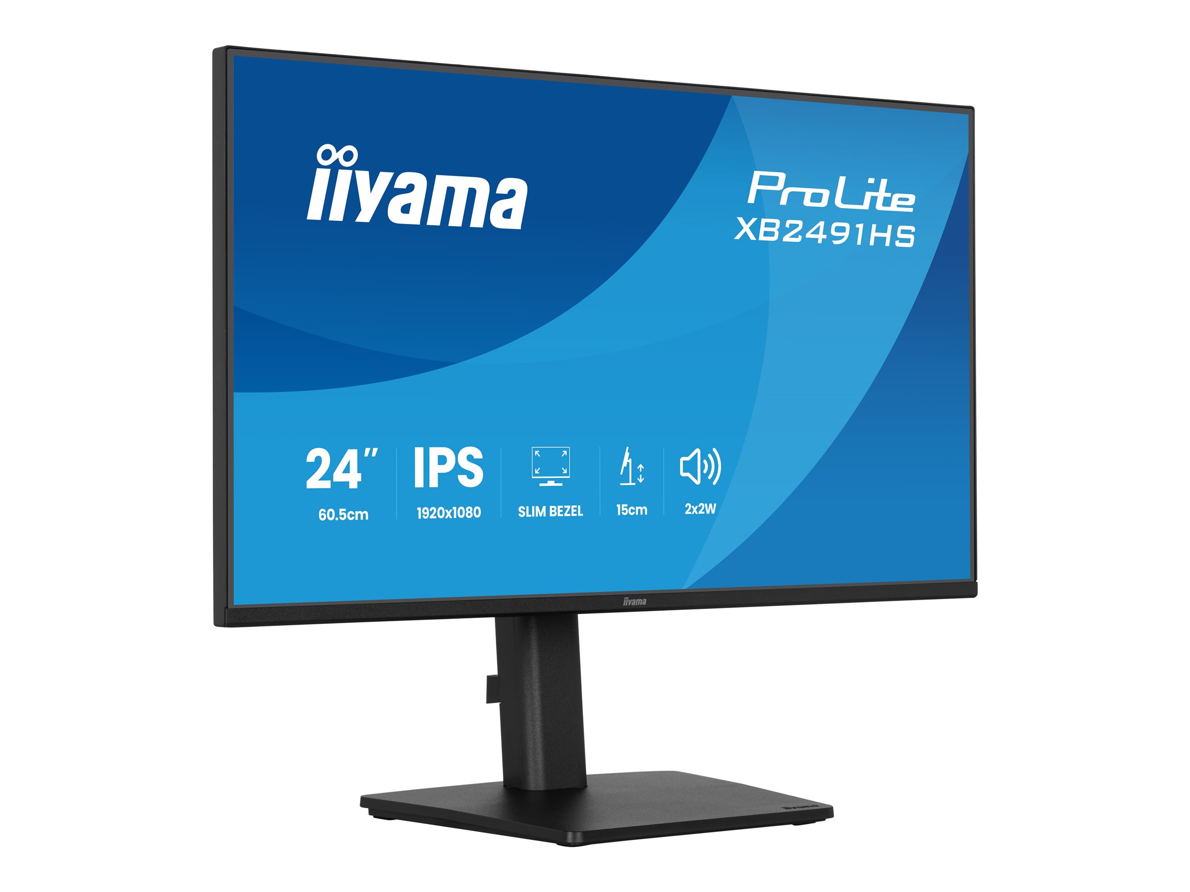 iiyama ProLite XB2491HS-B1 pantalla para PC 60,5 cm (23.8) 1920 x 1080 Pixeles Full HD LCD Negro