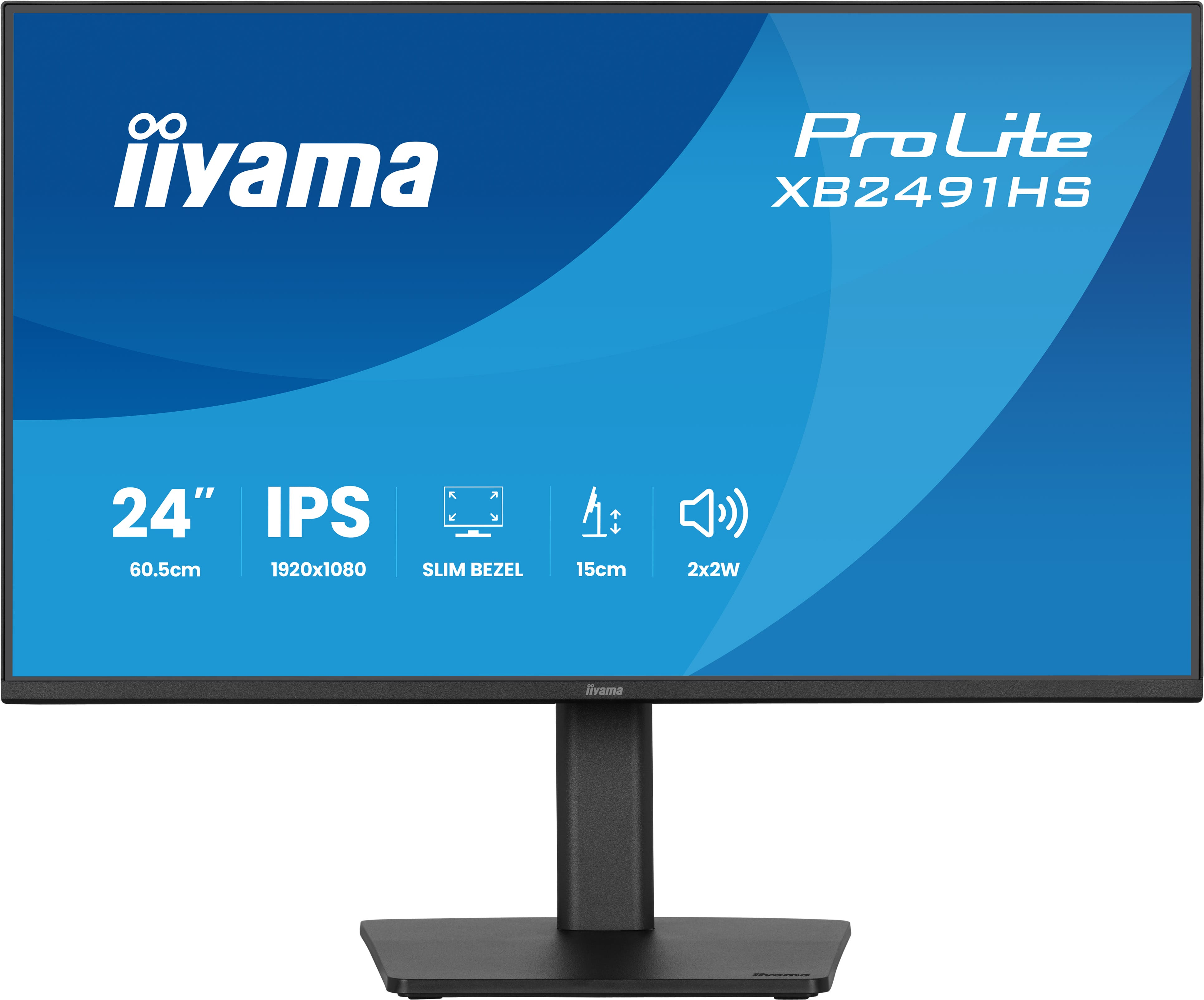 iiyama ProLite XB2491HS-B1 pantalla para PC 60,5 cm (23.8) 1920 x 1080 Pixeles Full HD LCD Negro