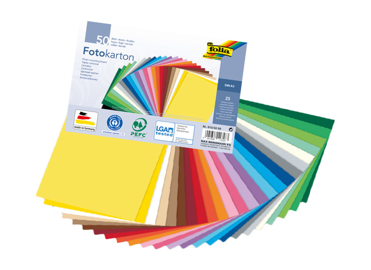 Folia 614/50 58 - Gr�n - Einfarbig - A4 (210 x 297 mm) - 300 g/m� - 50 Bl�tter - Deutschland