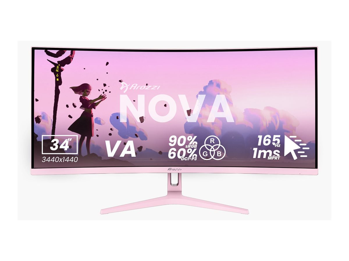 Arozzi Nova - LED-Monitor - Gaming - 86.4 cm (34)