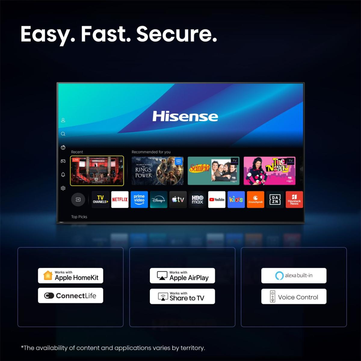 Hisense 55UR8DS TV 139.7 cm (55) 4K Ultra HD Smart TV Wi-Fi Black, Grey