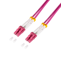 LogiLink FC4LC07 Glasfaser LWL Anschlusskabel Violett[1x LC/UPC-Stecker - 1x - Kabel - Digital/Daten