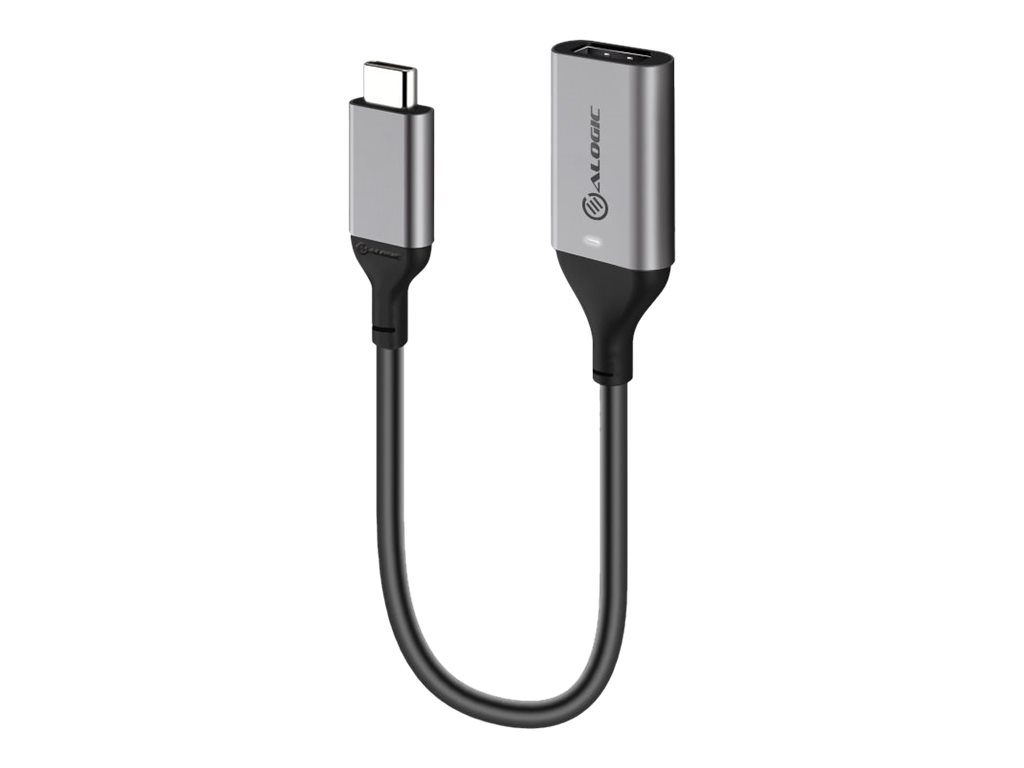 ALOGIC 15cm Ultra USB-C (Male) to DP (Female) Adapter - 4K @60Hz