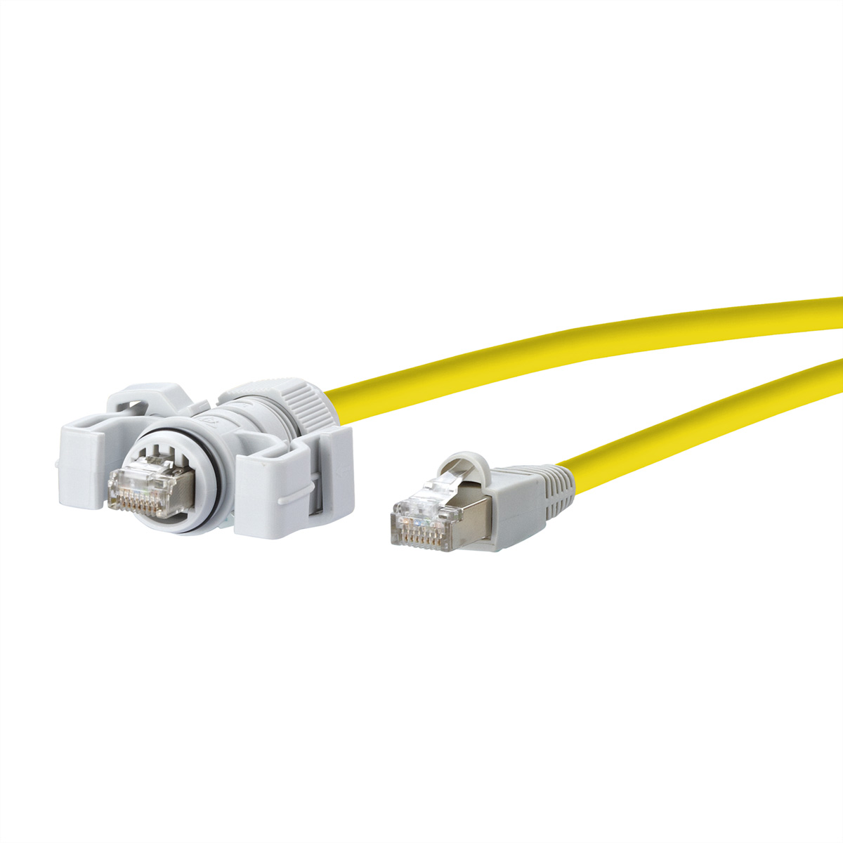 METZ CONNECT E-DAT V6 cavo di rete Giallo 15 m Cat6 S/FTP (S-STP)