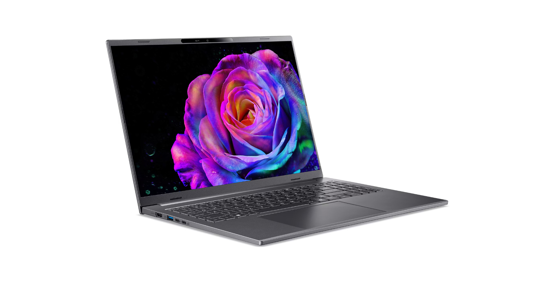 Acer Aspire 16 AI A16-61M - 180�-Scharnierdesign - AMD Ryzen AI 5 340 / 2 GHz - Win 11 Home - Radeon 840M - 16 GB RAM - 512 GB SSD NVMe, QLC - 40.6 cm (16)