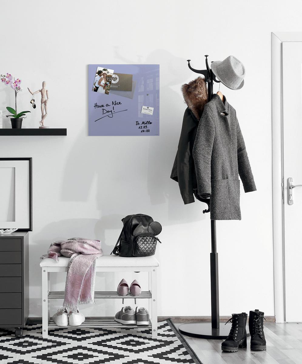 Sigel GL119 tableau magn�tique & accessoires Verre 480 x 480 mm Lavande