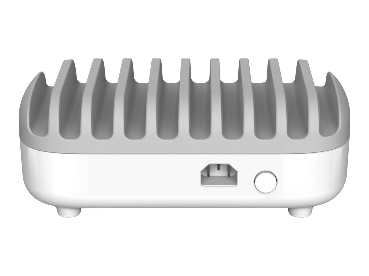 Compulocks 10PUSBDKS-UK Organiseur de station de chargement Autonome Gris, Blanc