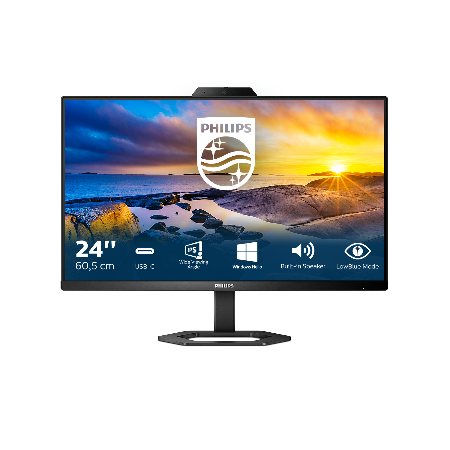 Philips 5000 series 24E1N5300HE/00 Monitor PC 60,5 cm (23.8) 1920 x 1080 Pixel Full HD LCD Nero
