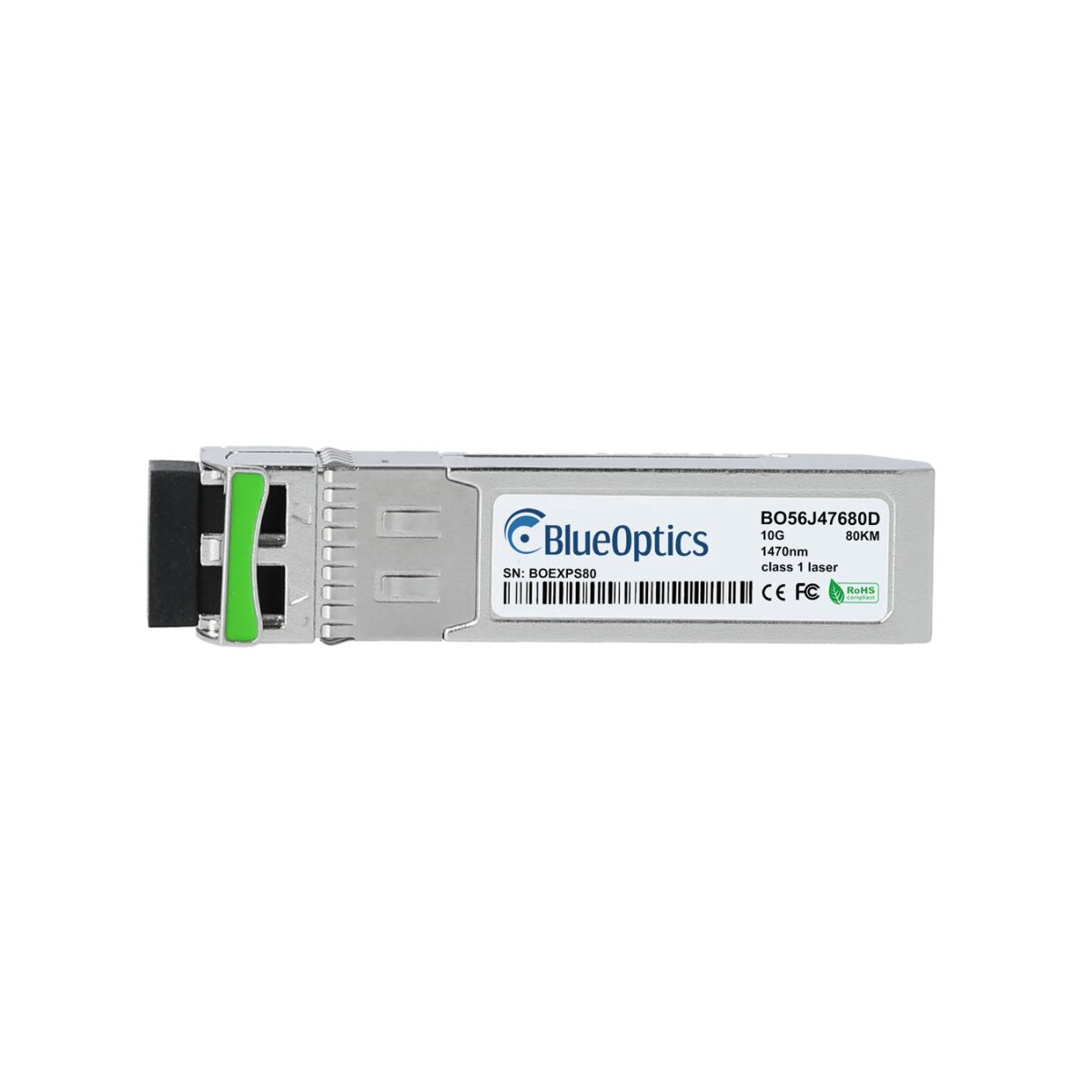 Alcatel SFP-10G-CWDM-1550-80-AL kompatibler BlueOptics SFP+ CWDM BO56JXX680D