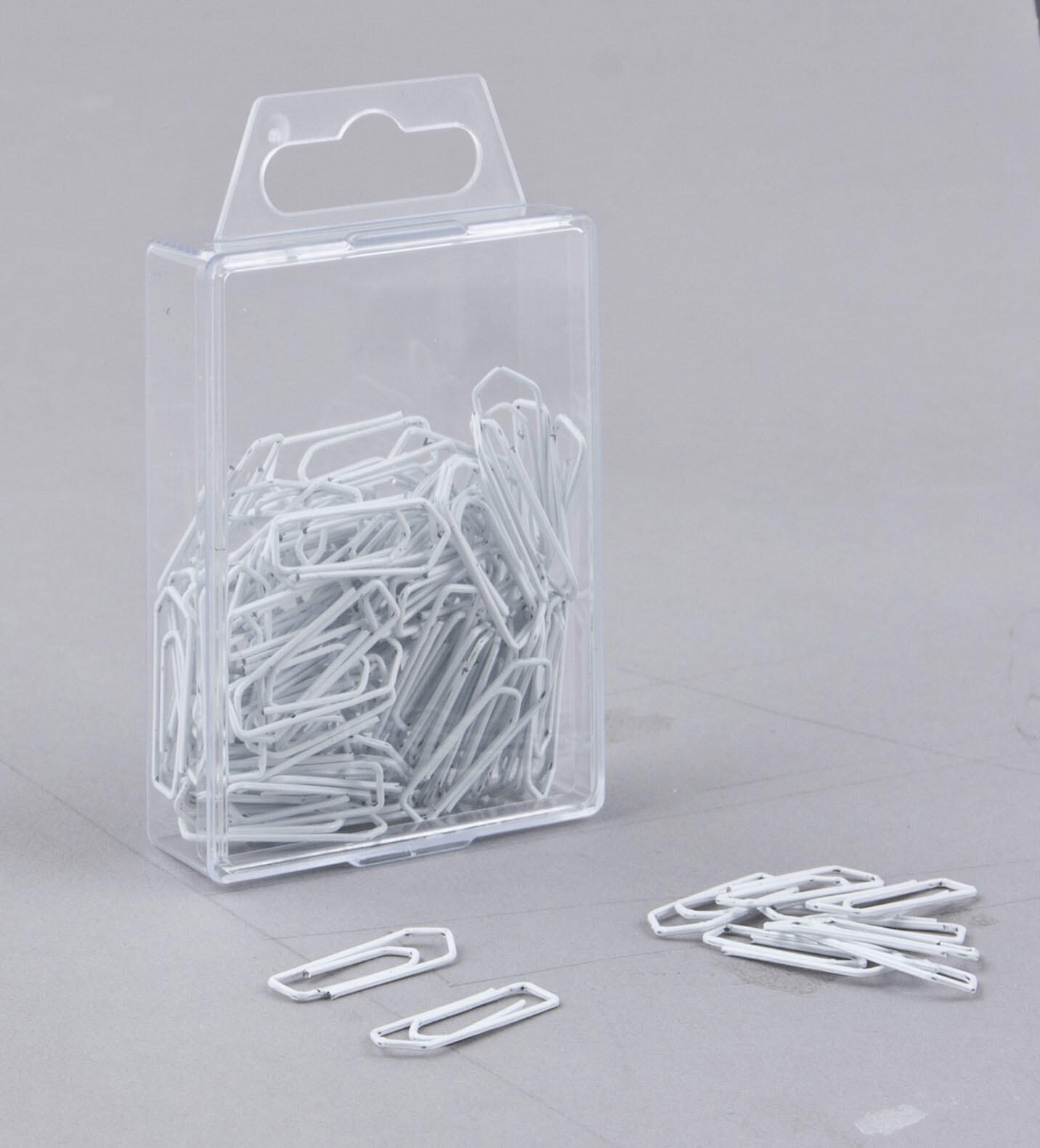 Gowi 100 B�roklammern wei� Metall