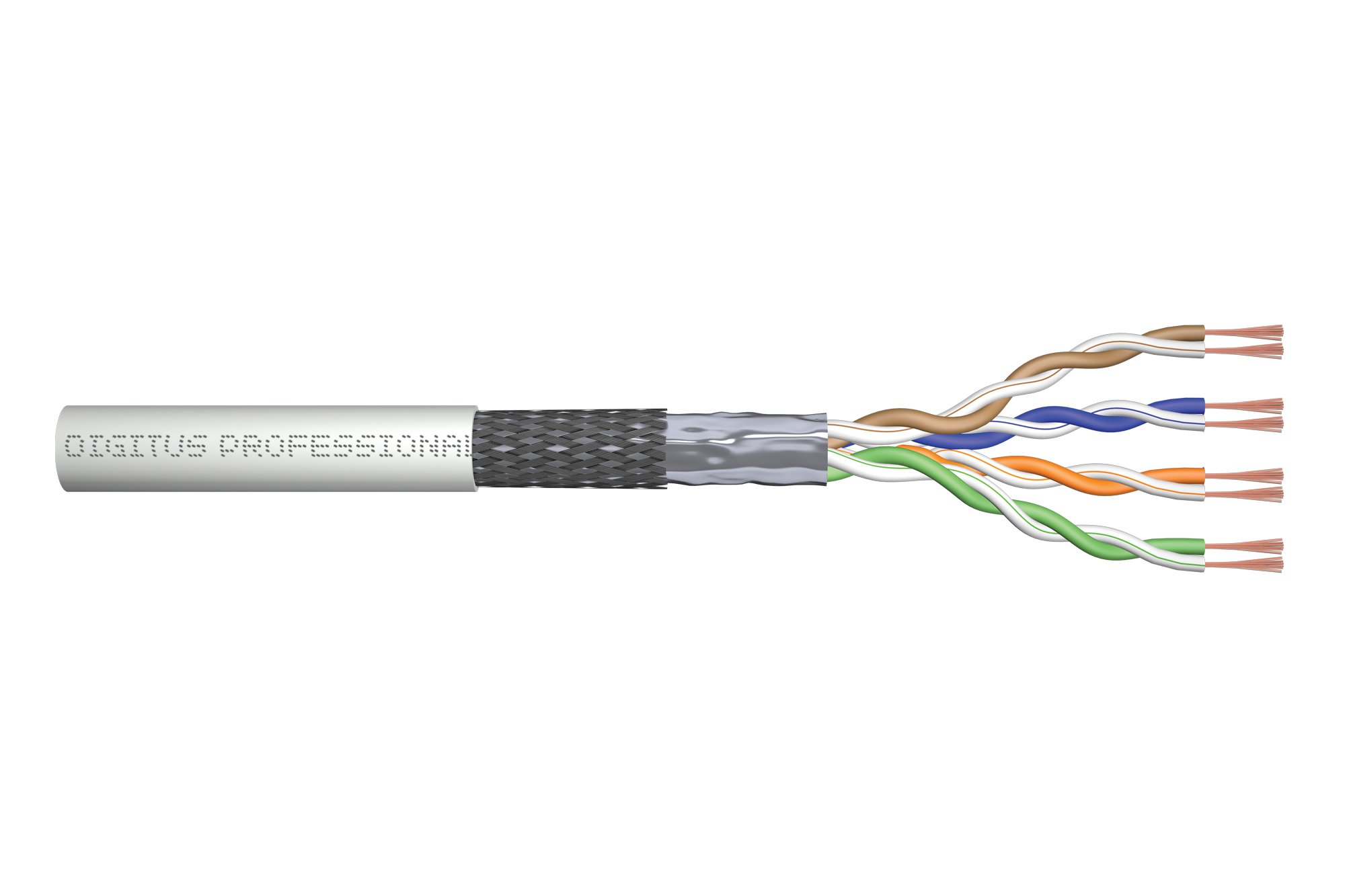 Digitus Cavo di installazione con doppino intrecciato CAT 5e SF/UTP