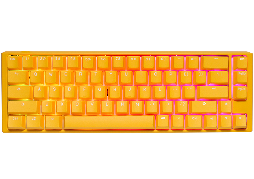 Ducky One 3 SF Yellow keyboard USB German