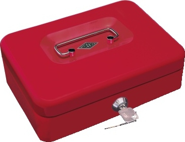 Wedo Cash box size 2 caisse enregistreuse Rouge