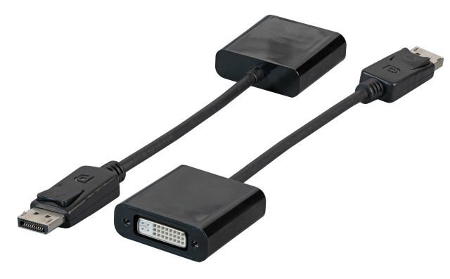 EFB Elektronik EB485V2 video cable adapter DisplayPort DVI Black
