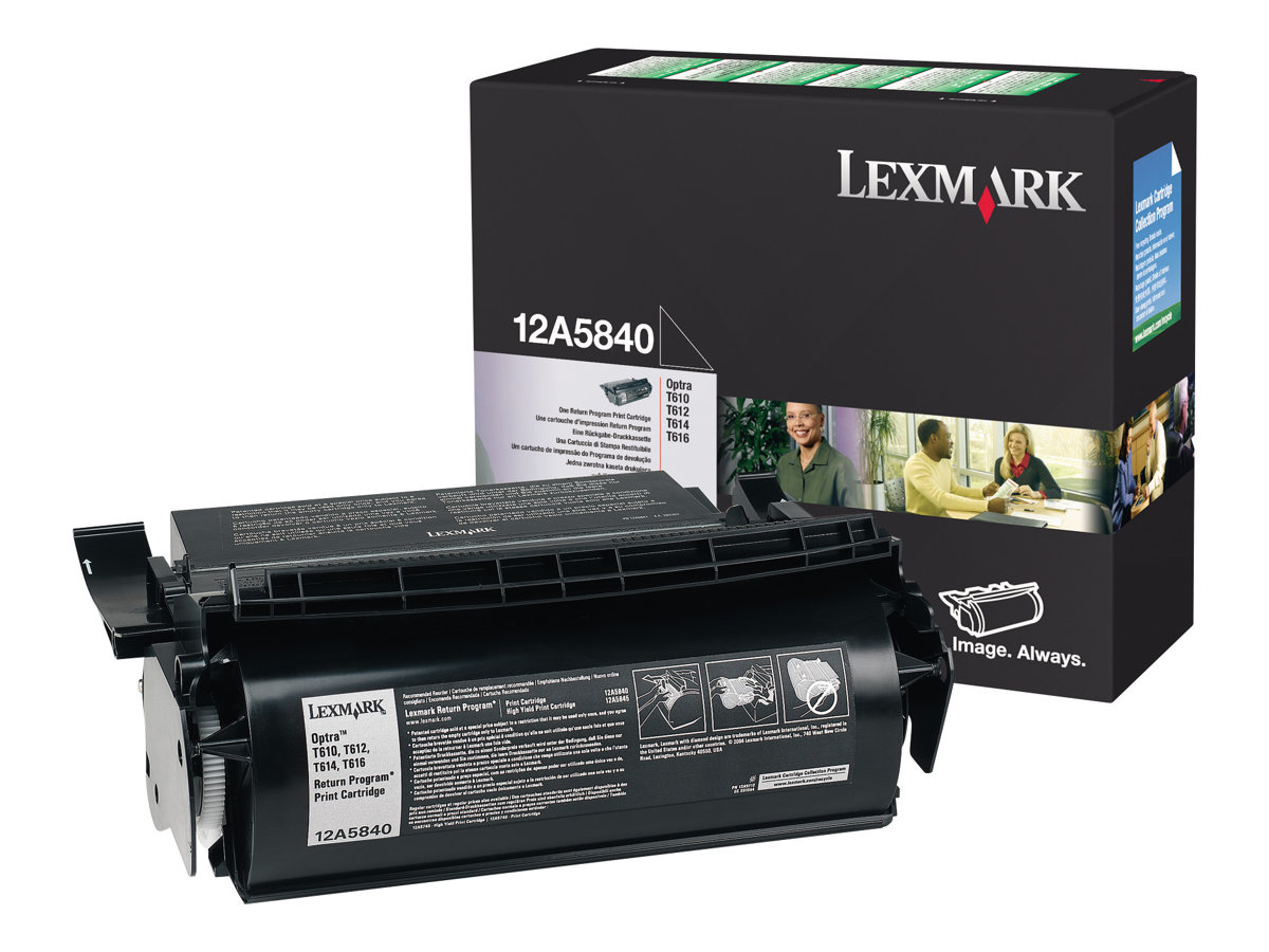 Lexmark 12A5840 Cartouche de toner 1 pice(s) Original Noir