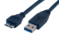 MCL Samar MCL 1.8m USB3.0 - 1,8 m - Micro-USB B - USB A - USB 3.2 Gen 1 (3.1 Gen 1) - M�nnlich/M�nnlich - Schwarz