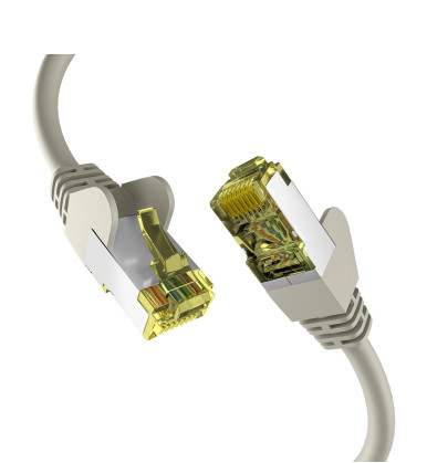 M-Cab EC020200002 networking cable Grey 0.25 m Cat6a S/FTP (S-STP)