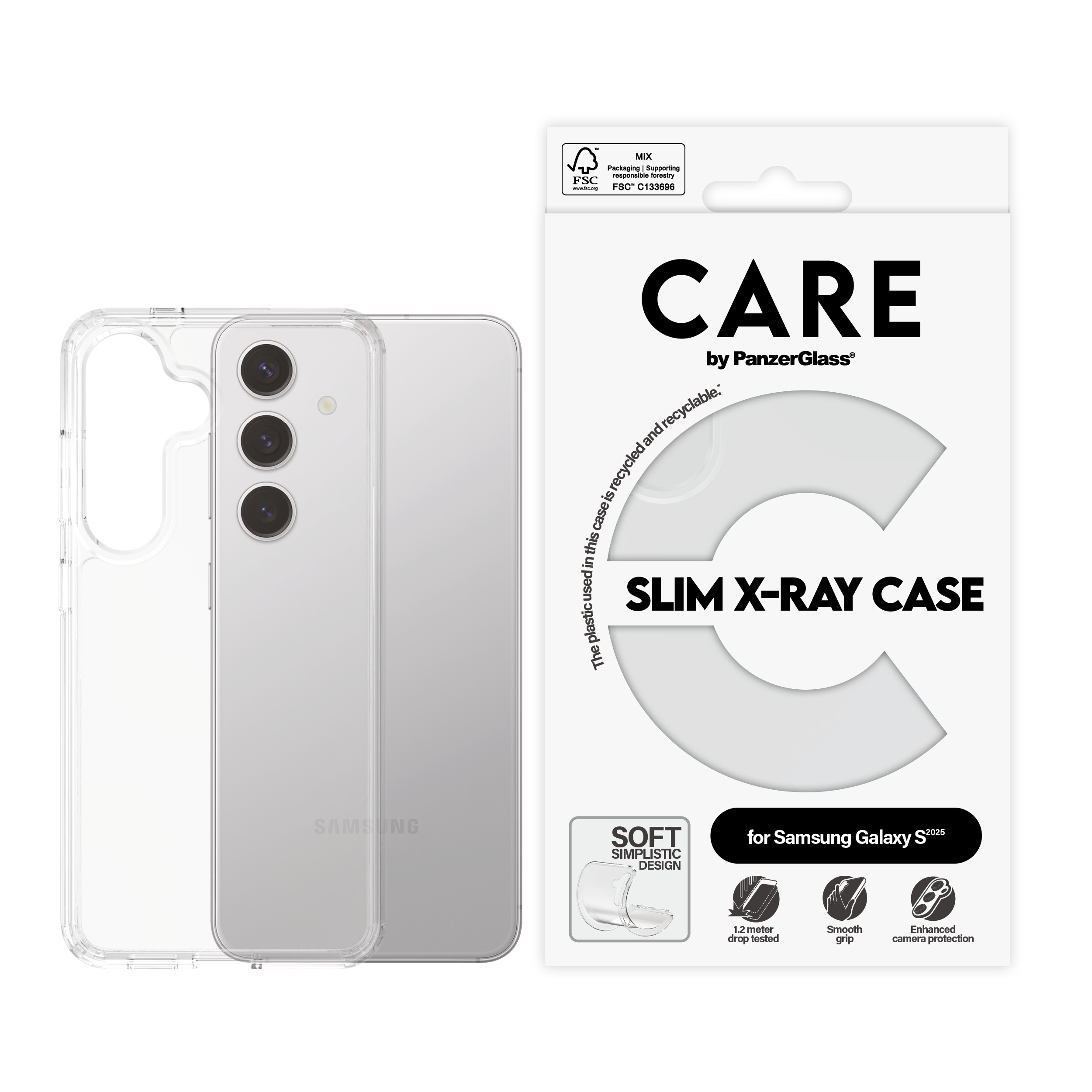 PanzerGlass CRRFAXRG38388 custodia per cellulare Cover Trasparente