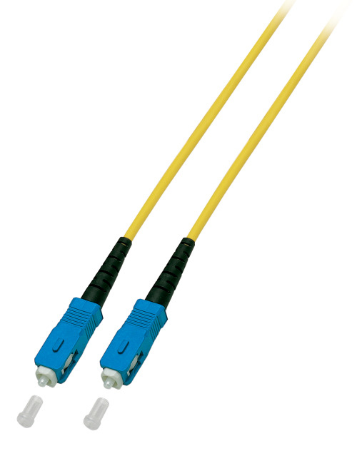 EFB Elektronik O1323.10 cable de fibra optica 10 m SC I-V(ZN) H OS2 Amarillo
