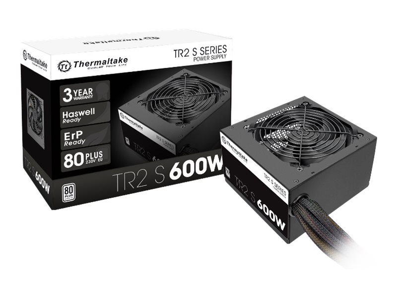 Thermaltake TRS-600AH2NK unit dalimentation dnergie 600 W 20+4 pin ATX ATX Noir