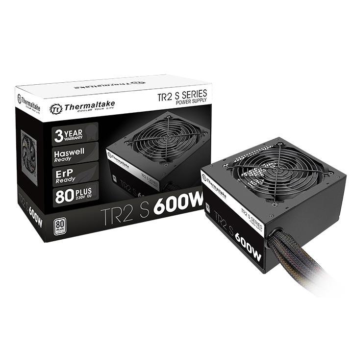 Thermaltake TRS-600AH2NK unidad de fuente de alimentacin 600 W 20+4 pin ATX ATX Negro