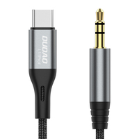 Dudao L11PROT Jack to USB-C cable grey - Kabel - Audio/Multimedia
