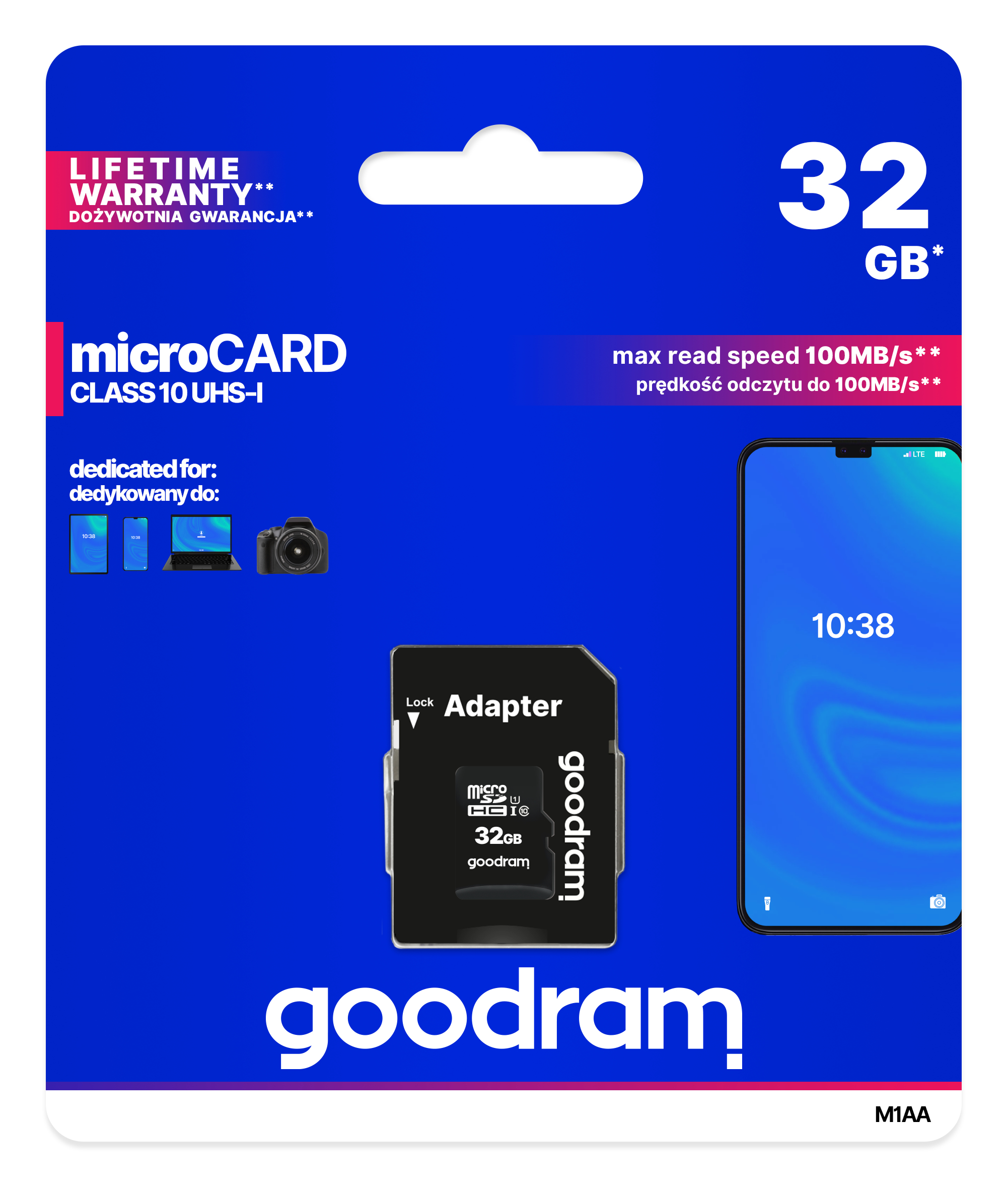 Goodram M1AA 32 GB MicroSDHC UHS-I Classe 10