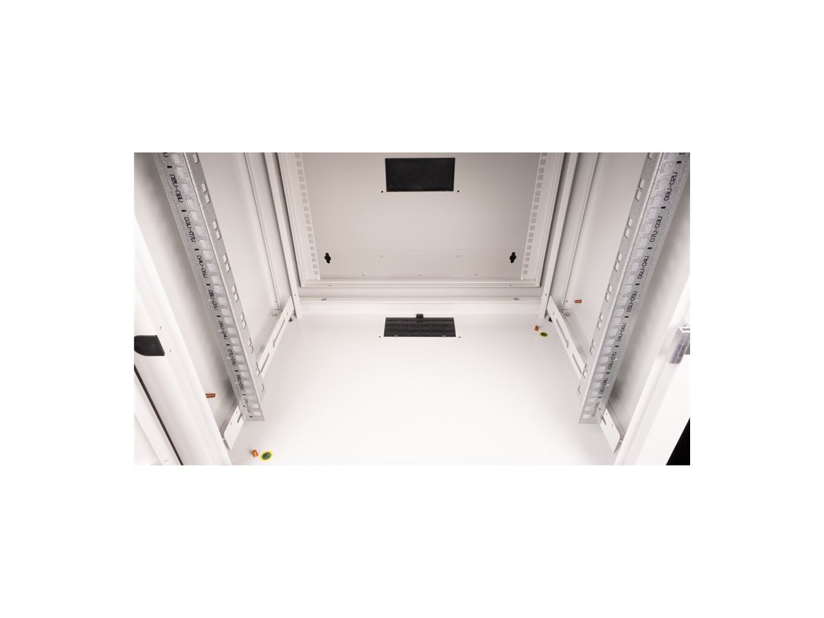 ROLINE Pro - Schrank Netzwerkschrank - 2-teilige drehbare, 600 x 600 mm (B x T)