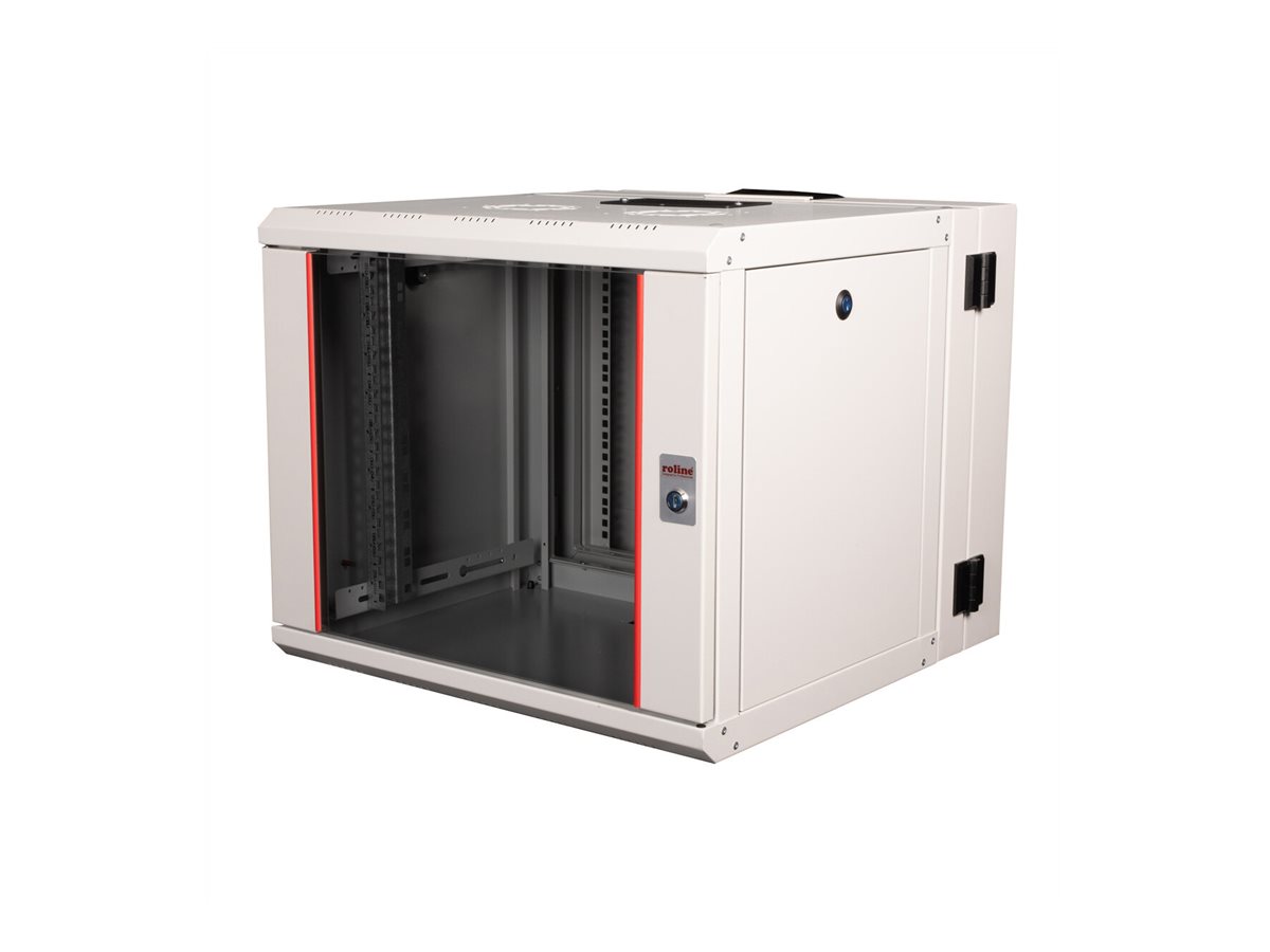 ROLINE Pro - Schrank Netzwerkschrank - 2-teilige drehbare, 600 x 600 mm (B x T)