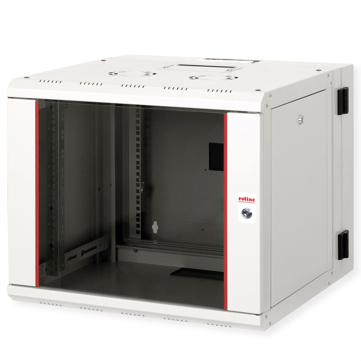 ROLINE Pro - Schrank Netzwerkschrank - 2-teilige drehbare, 600 x 600 mm (B x T)
