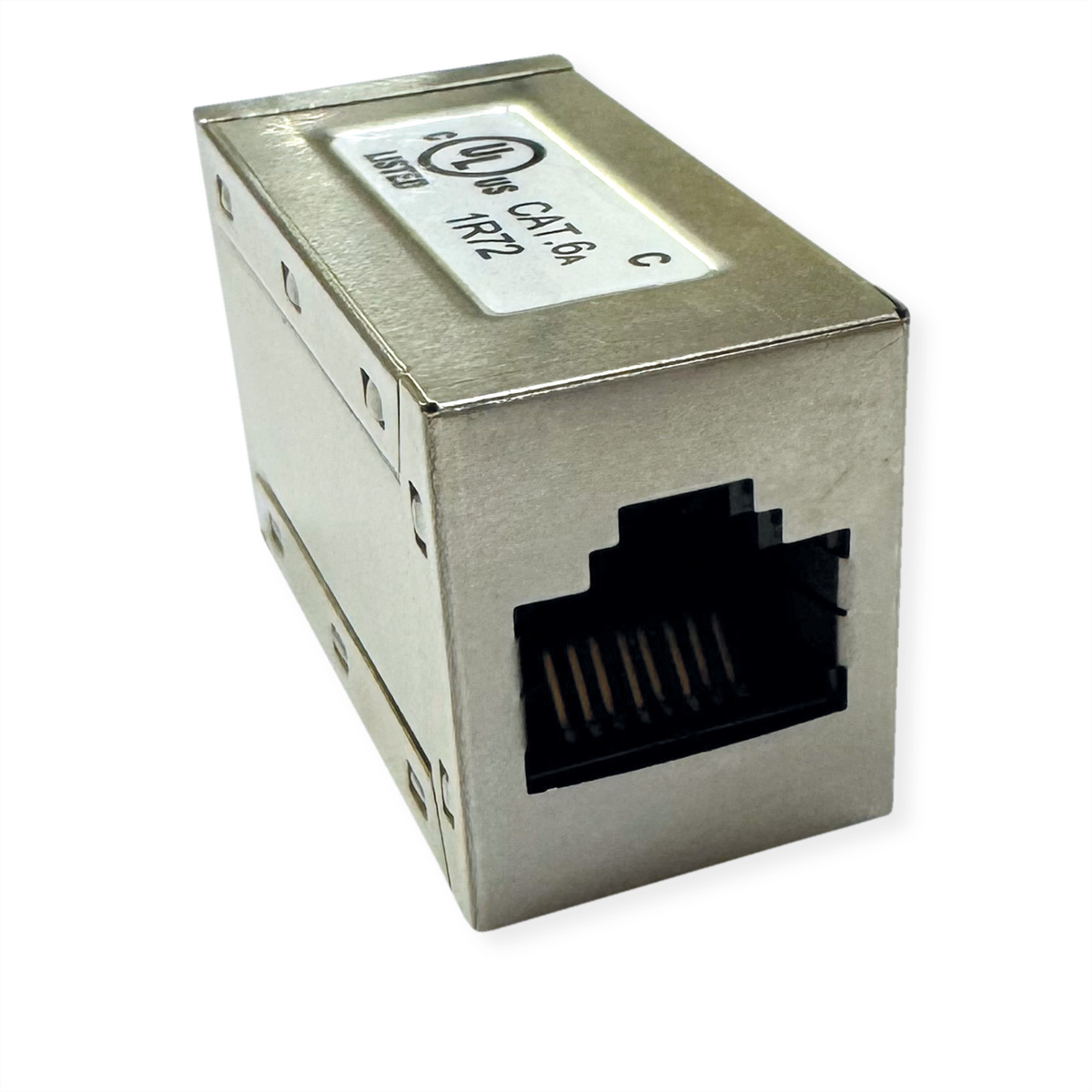 ROLINE RJ45 Kupplung geschirmt Kat.6A silber