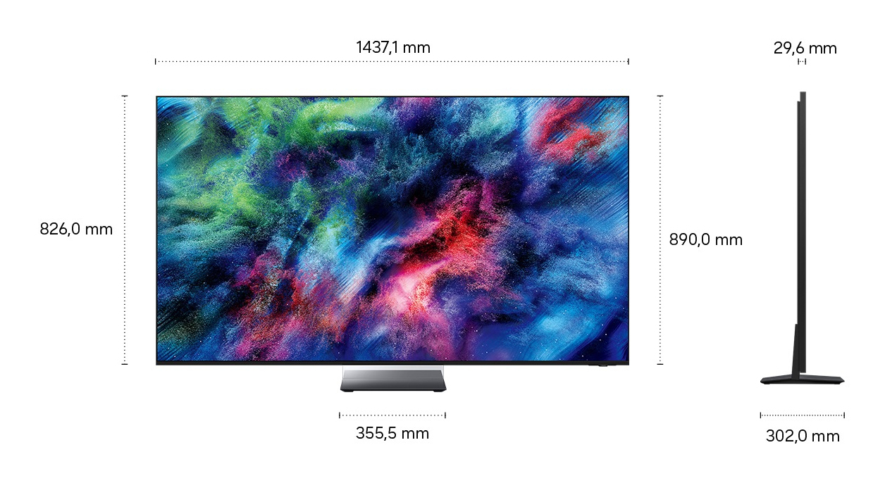 Samsung GMR75R95HATXZG 165,1 cm (65) 4K Ultra HD Smart TV Wi-Fi Nero