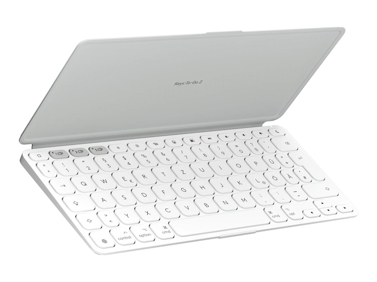 Logitech Keys-To-Go 2 for iPad - Tastatur - built-in cover