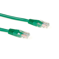 ACT Green 0.5 meter U/UTP CAT6 patch cable with RJ45 connectors