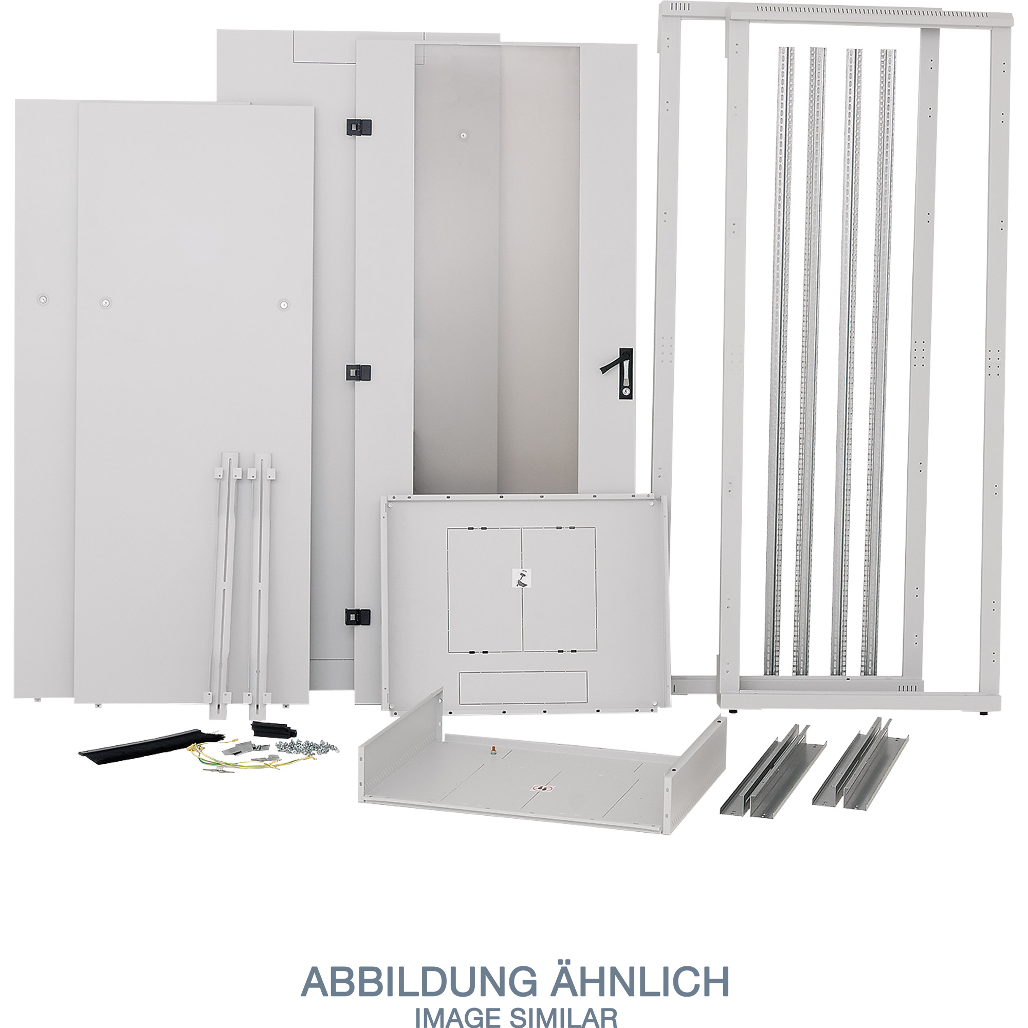 Triton 19 Delta RZ Rack 22U/800x800 glass door Rack o bastidor independiente Gris