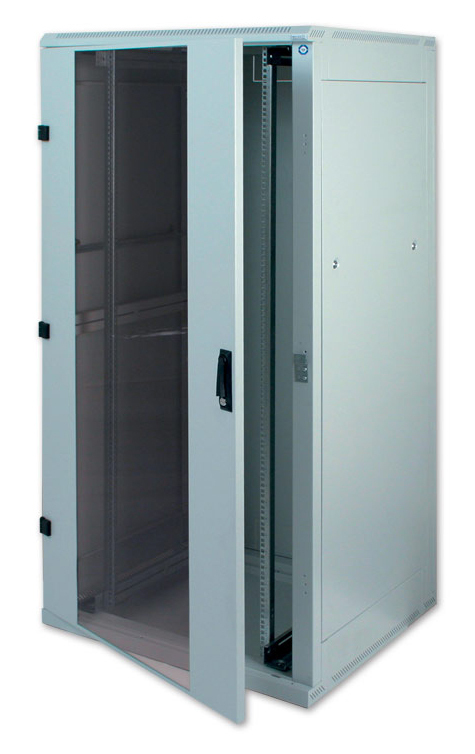 Triton 19 Delta RZ Rack 22U/800x800 glass door Rack o bastidor independiente Gris