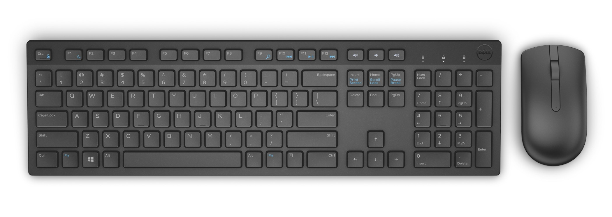 Dell KM636 - Tastatur-und-Maus-Set - kabellos