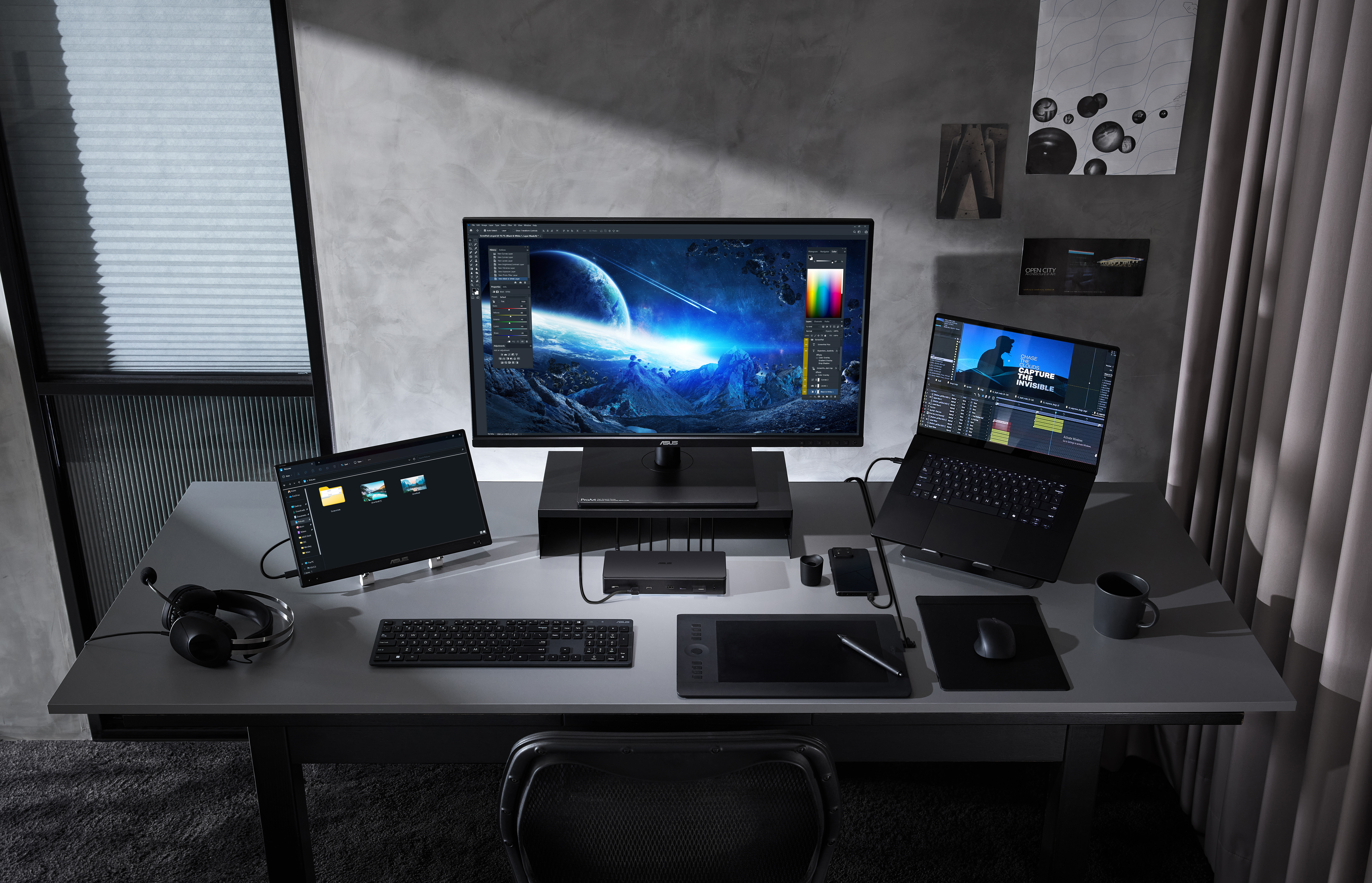 ASUS Master Thunderbolt 5 Dock DC510 Avec fil Noir