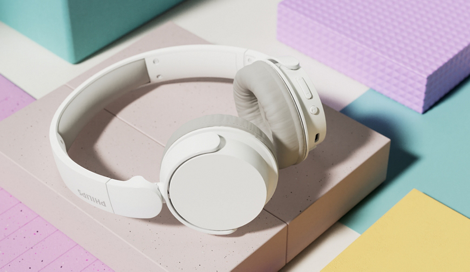 Philips Wireless Over-Ear-Kopfh�rer TAH3209WT/00 Wei� - Kopfh�rer - 20 KHz