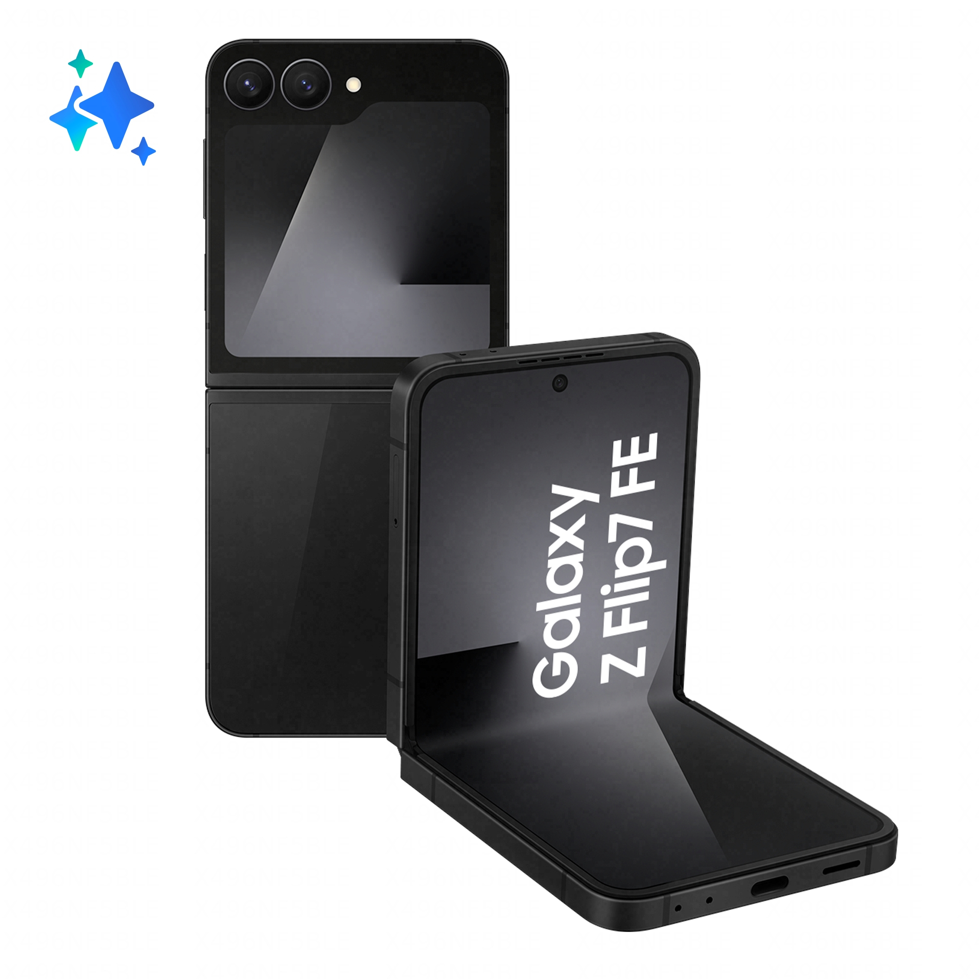 Samsung Galaxy Z Flip7 FE F761B Dual Sim - Black - 128 GB
