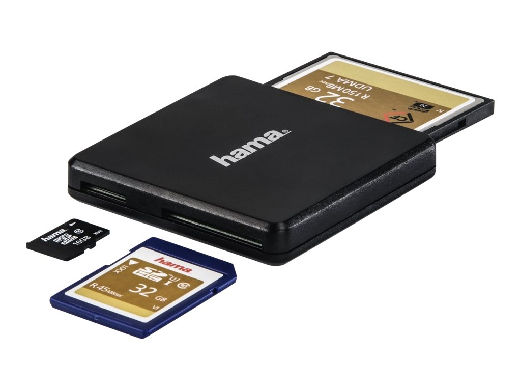 Hama 00124022 card reader USB 3.2 Gen 1 (3.1 Gen 1) Type-A Black