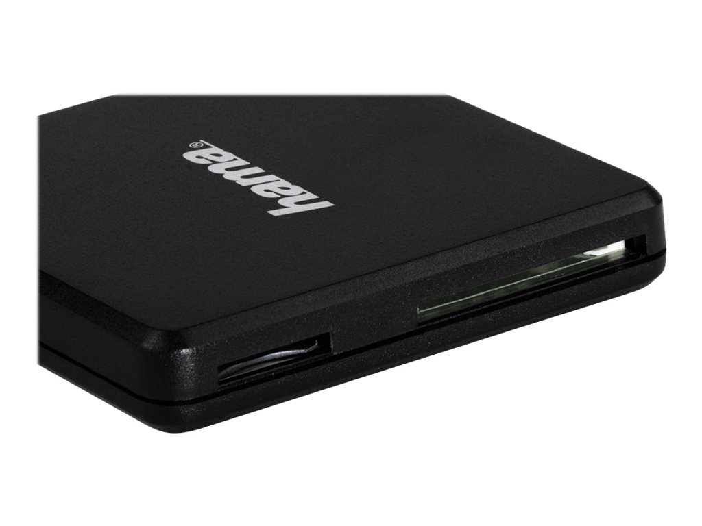 Hama 00124022 lecteur de carte mmoire USB 3.2 Gen 1 (3.1 Gen 1) Type-A Noir