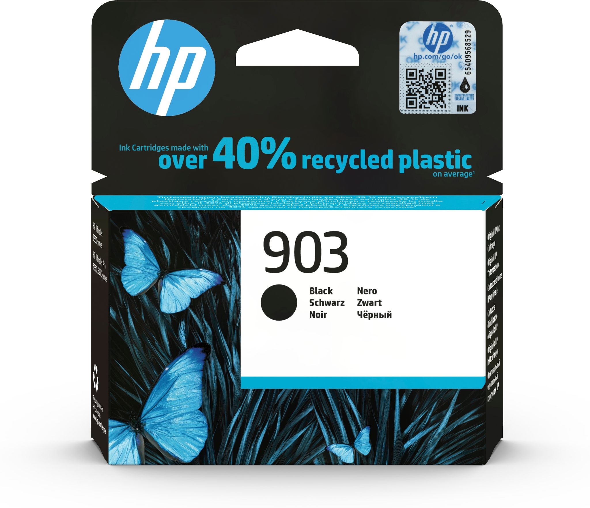 HP Cartucho de tinta Original 903 negro