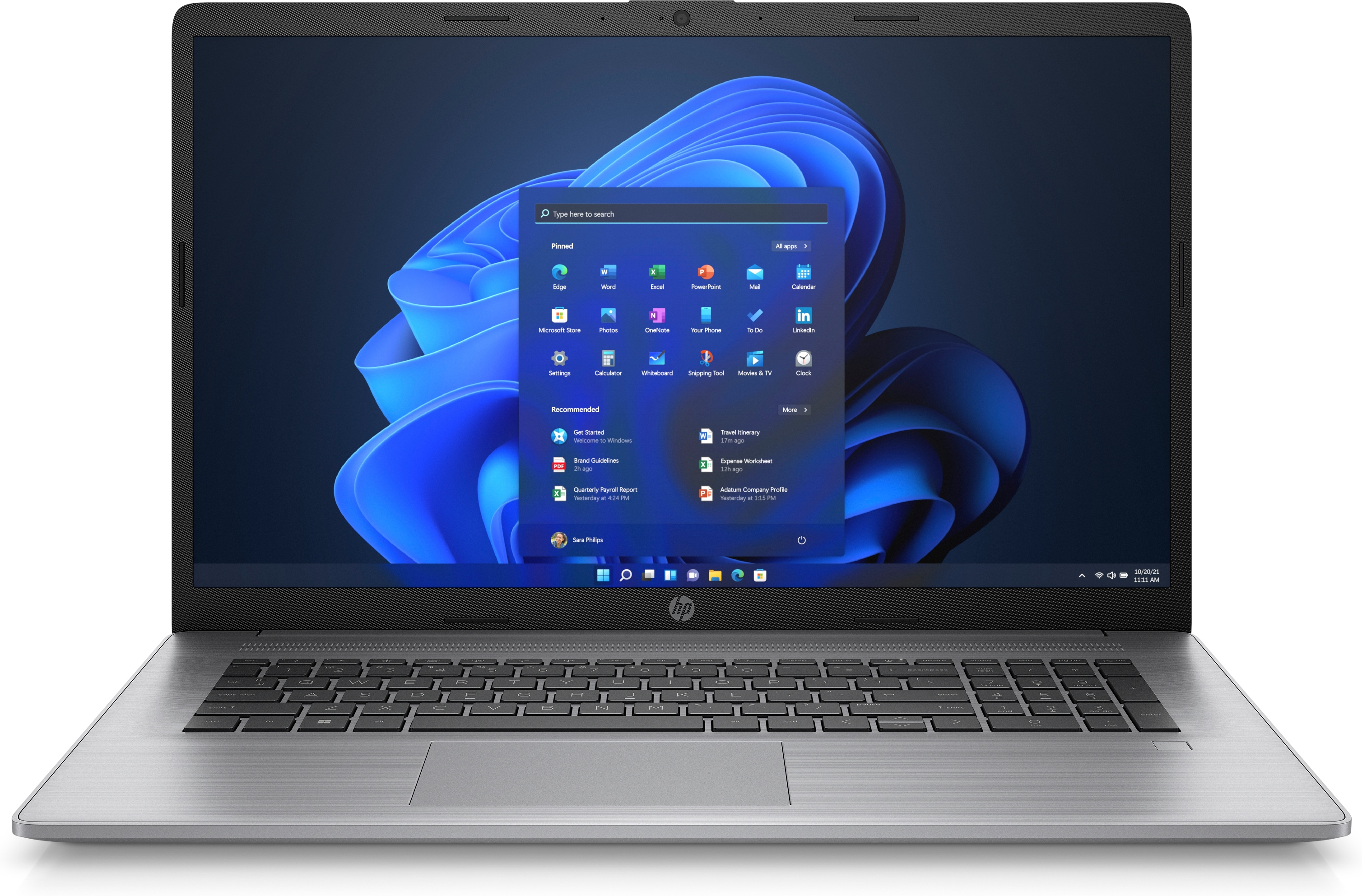 HP 470 G9 Notebook - Intel Core i5 1235U / 1.3 GHz - vPro - Win 11 Pro - Iris Xe Graphics - 8 GB RAM - 256 GB SSD NVMe, HP Value - 43.9 cm (17.3)