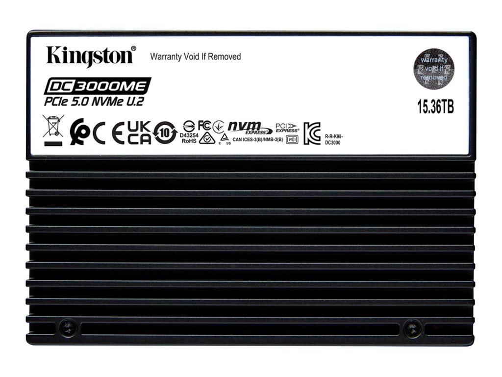 Kingston Technology 15,36TB DC3000ME U.2 PCIe 5.0 NVMe TCG Opal Enterprise SSD