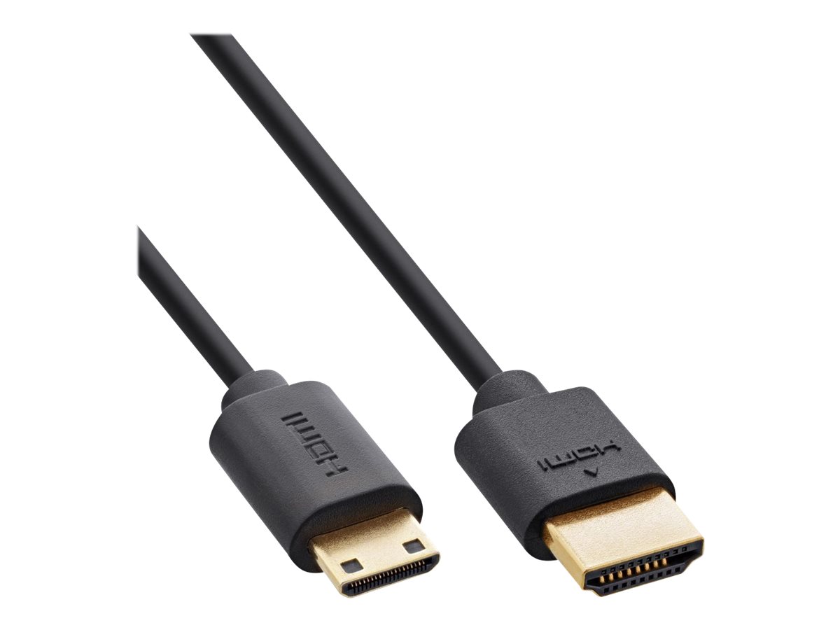 InLine 17902C cable HDMI 2 m HDMI tipo A (Estndar) HDMI Type C (Mini) Negro